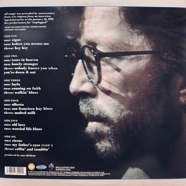 Eric Clapton: UNPLUGGED - LP