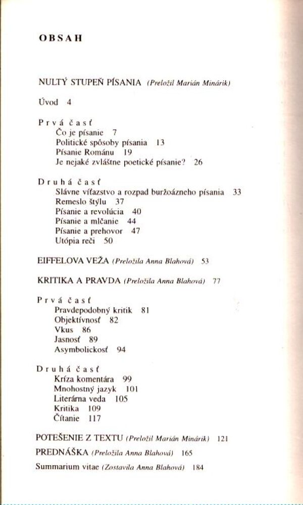 Roland Barthes: ROZKOŠ Z TEXTU
