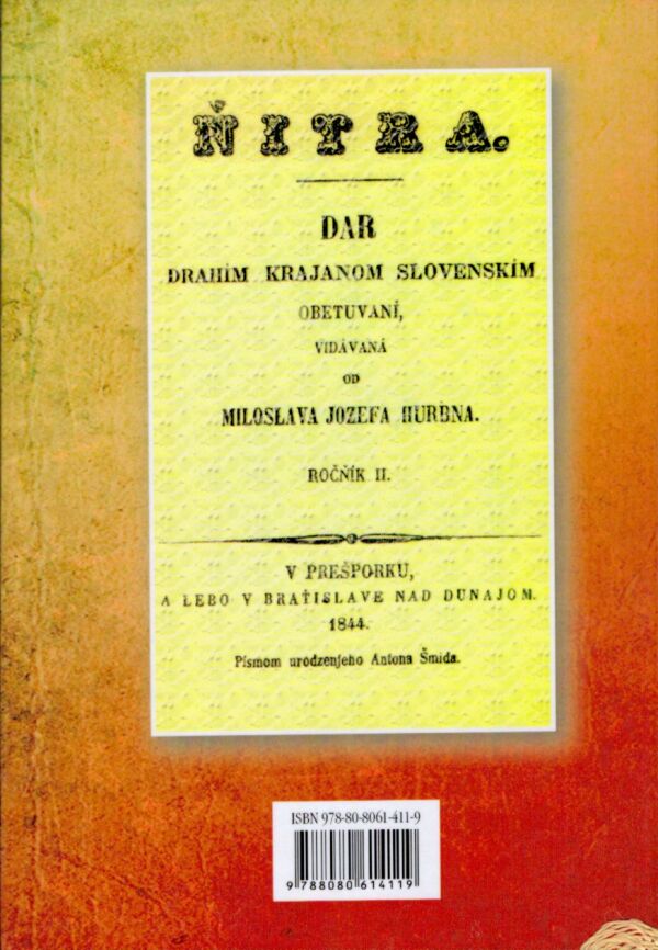 JUBILEJNÝ ALMANACH NITRA