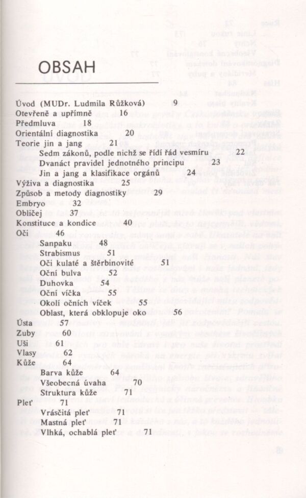 Michio Kushi: ORIENTÁLNÍ DIAGNOSTIKA