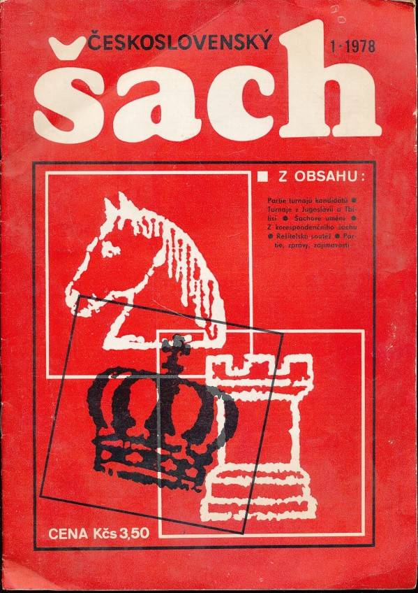 ČESKOSLOVENSKÝ ŠACH 1-12 R.1978
