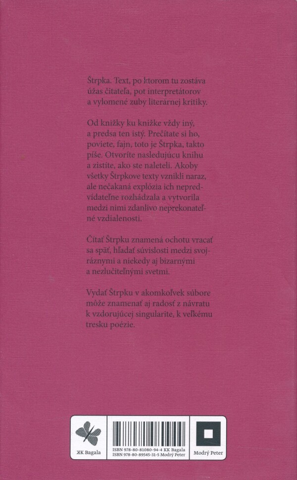 Ivan Štrpka: BÁSNE III.