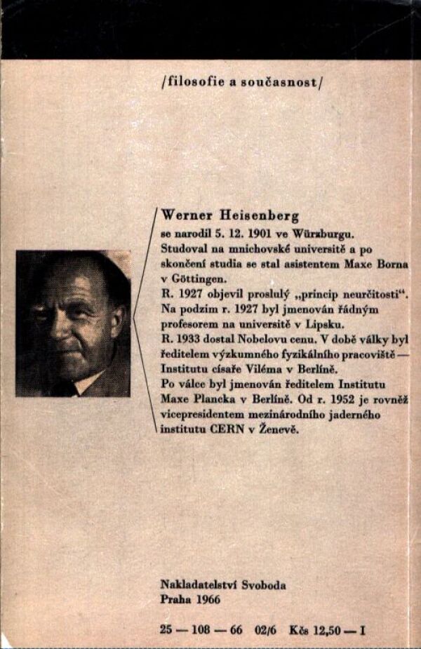 Werner Heisenberg: FYZIKA A FILOSOFIE