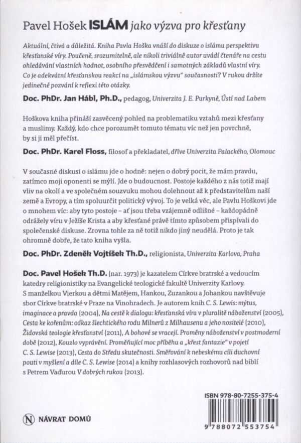 Pavel Hošek: ISLAM JAKO VÝZVA PRO KŘESŤANY