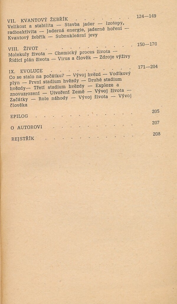 Victor F. Weisskopf: POZNÁNÍ A ÚDIV