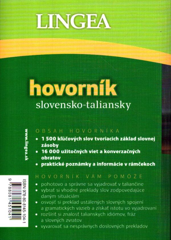 HOVORNÍK SLOVENSKO-TALIANSKY