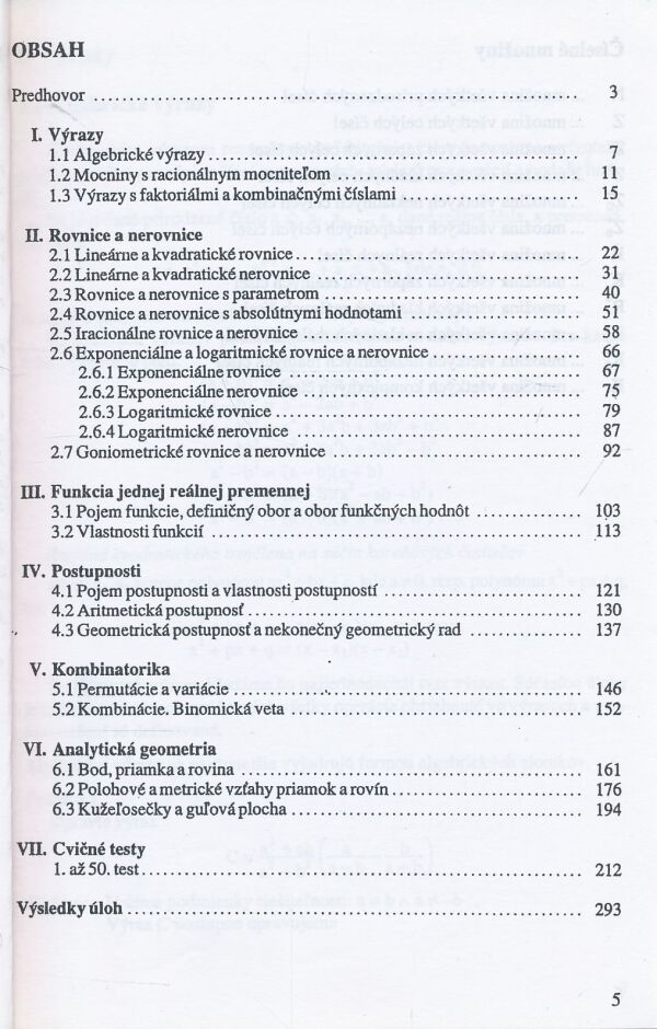 F. Peller, V. Šáner, J. Eliáš, Ľ. Pinda: Matematika