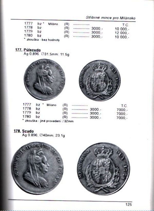 Vlastislav Novotný: MINCE MARIE TEREZIE 1740-1780