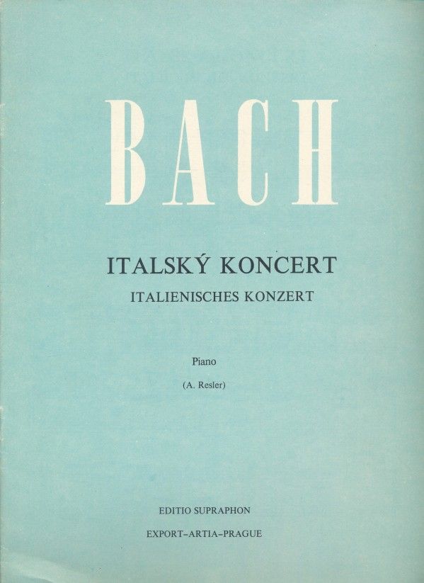 Johann Sebastian Bach: ITALSKÝ KONCERT