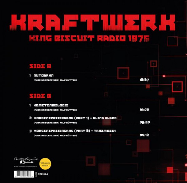 Kraftwerk: KING BISCUITS RADIO 1975 - LP