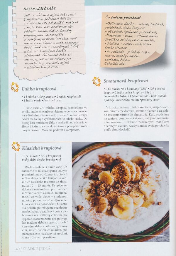 Sladké jedlá