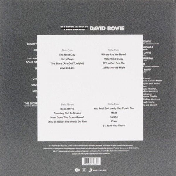 David Bowie: THE NEXT DAY - 2 LP