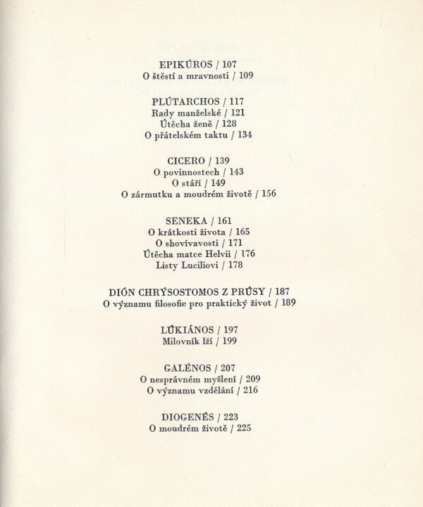 Maxová, Cibula: ČTENÍ Z ANTIKY