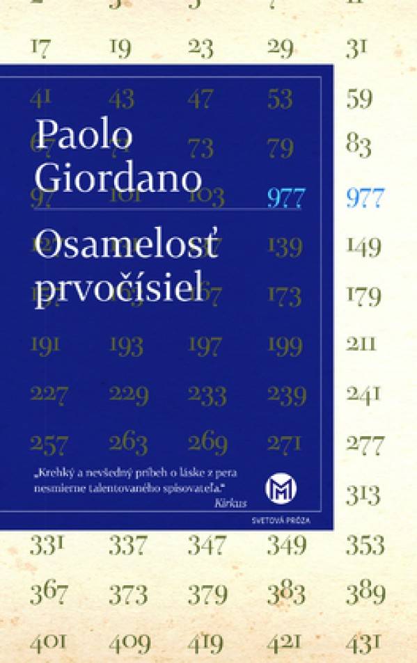 Paolo Giordano: OSAMELOSŤ PRVOČÍSIEL