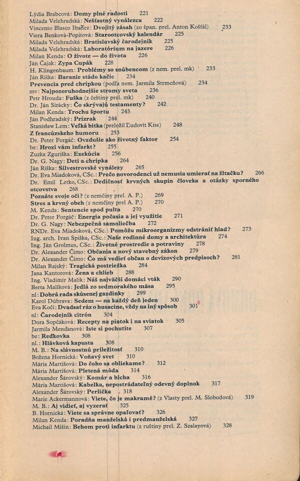 Domová pokladnica 1978