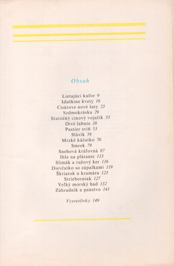 Hans Christian Andersen: ROZPRÁVKY