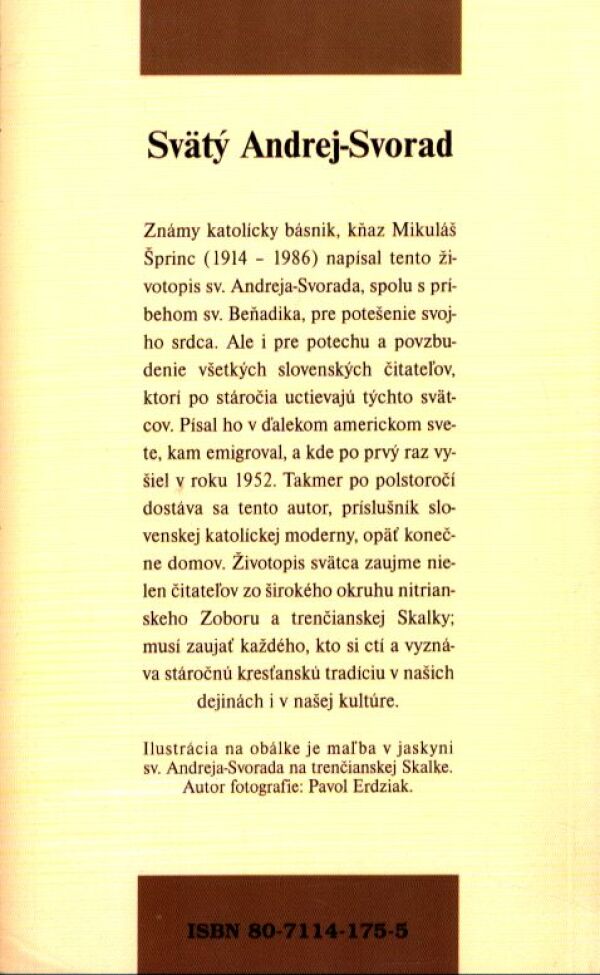 Mikuláš Šprinc: SVÄTÝ ANDREJ-SVORAD