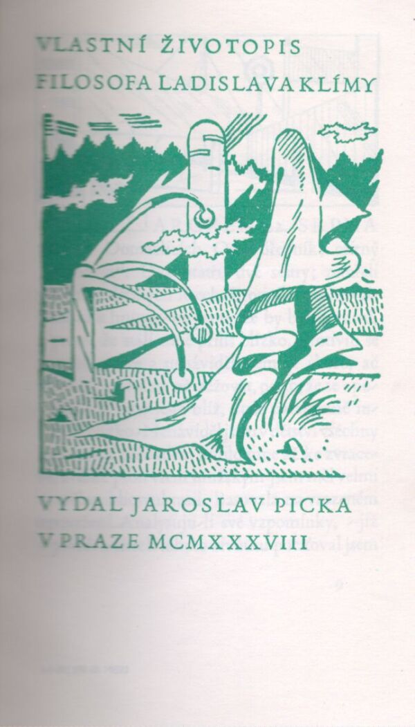 Ladislav Klíma: EDGAR A EURA / VLASTNÍ ŽIVOTOPIS