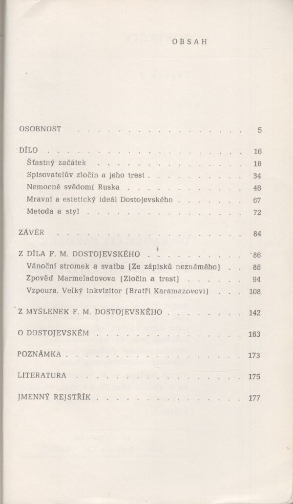 Radegast Parolek: F. M. DOSTOJEVSKIJ