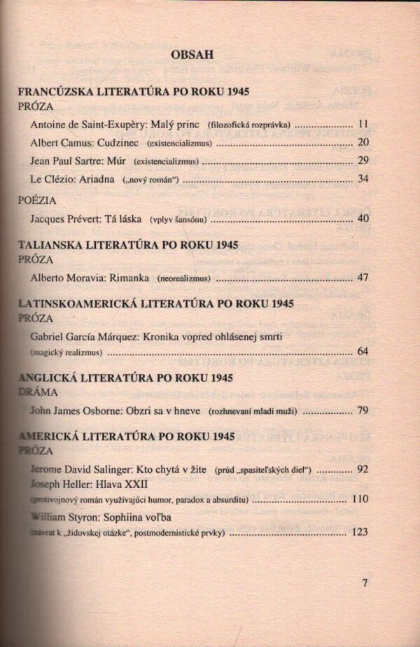 Milada Caltíková: SPRIEVODCA DIELAMI SLOVENSKEJ A SVETOVEJ LITERATÚRY D