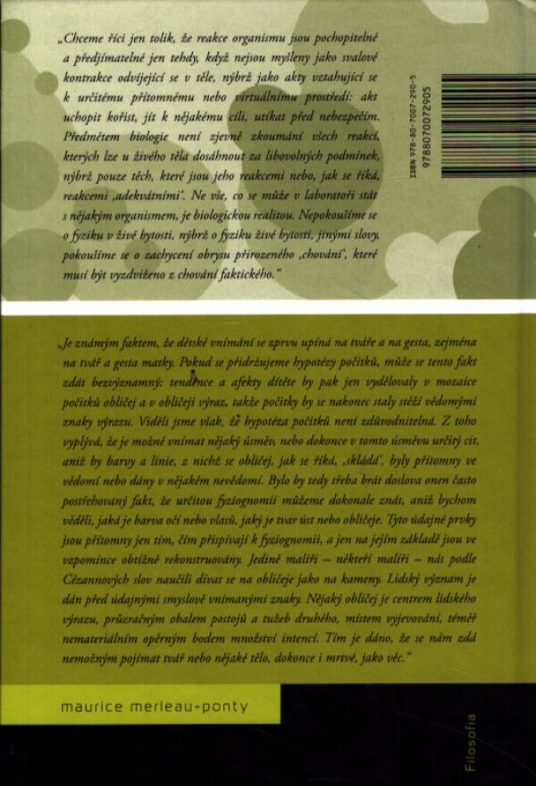 Maurice Merleau-Ponty: STRUKTURA CHOVÁNÍ