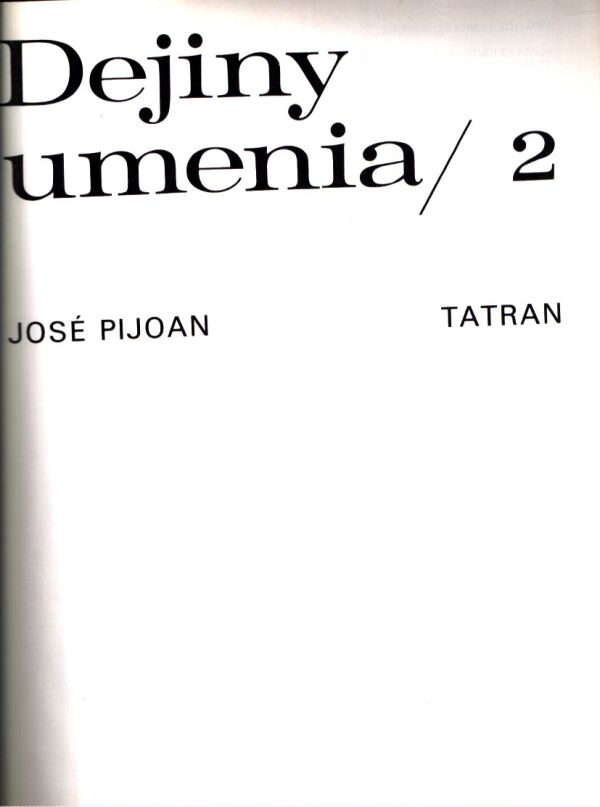 José Pijoan: DEJINY UMENIA 2