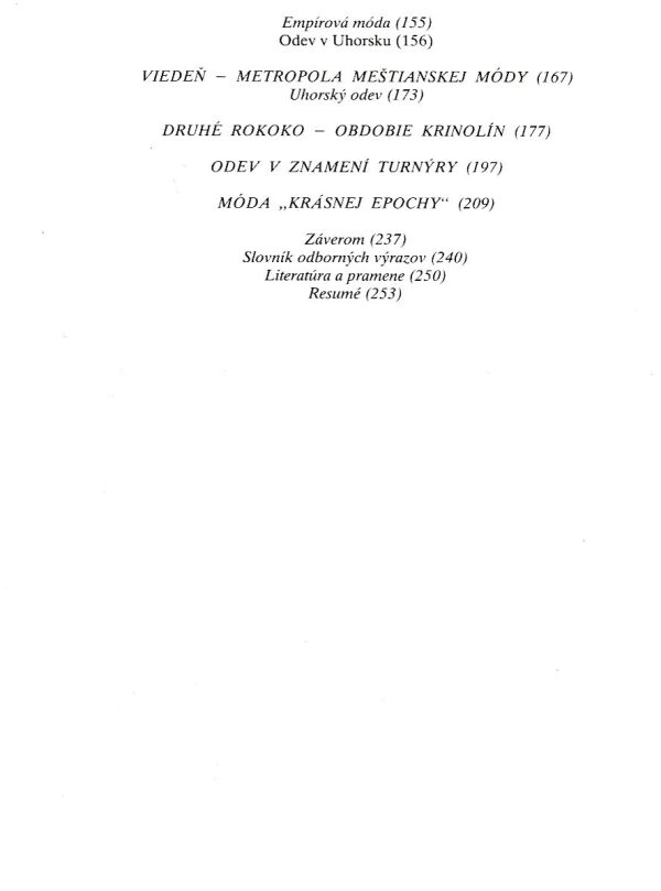 Magdaléna M. Zubercová: TISÍCROČIE MÓDY