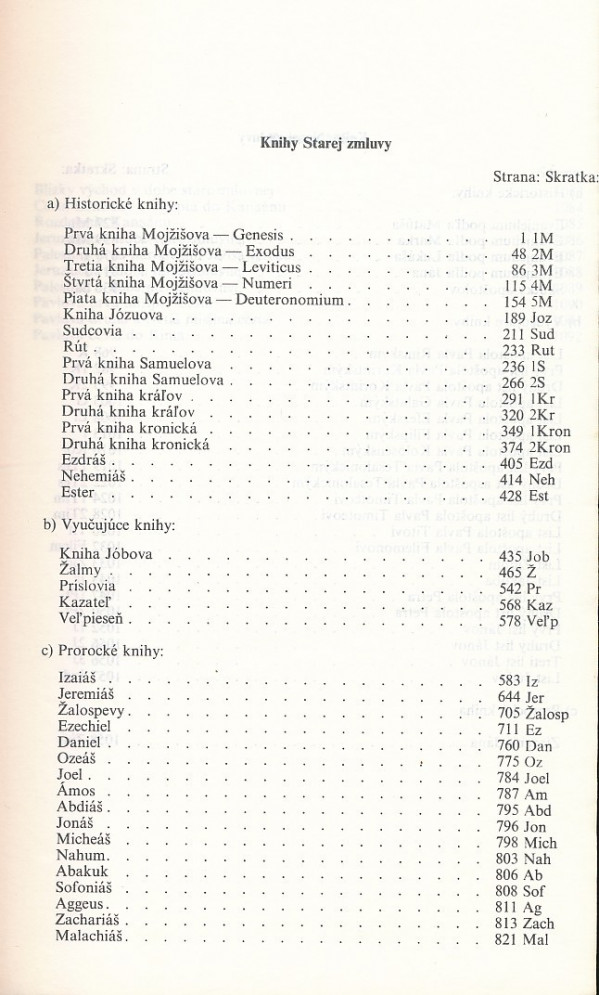 BIBLIA - PÍSMO SVÄTÉ STAREJ A NOVEJ ZMLUVY