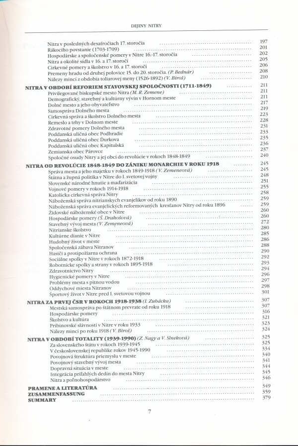 Gabriel Fusek, Marián R. Zemene: DEJINY NITRY - OD NAJSTARŠÍCH ČIAS PO SÚČASNOSŤ
