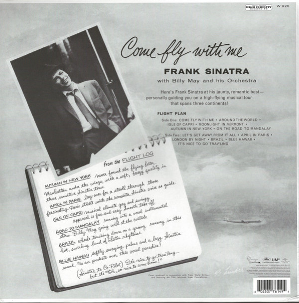 Frank Sinatra: COME FLY WITH ME - LP