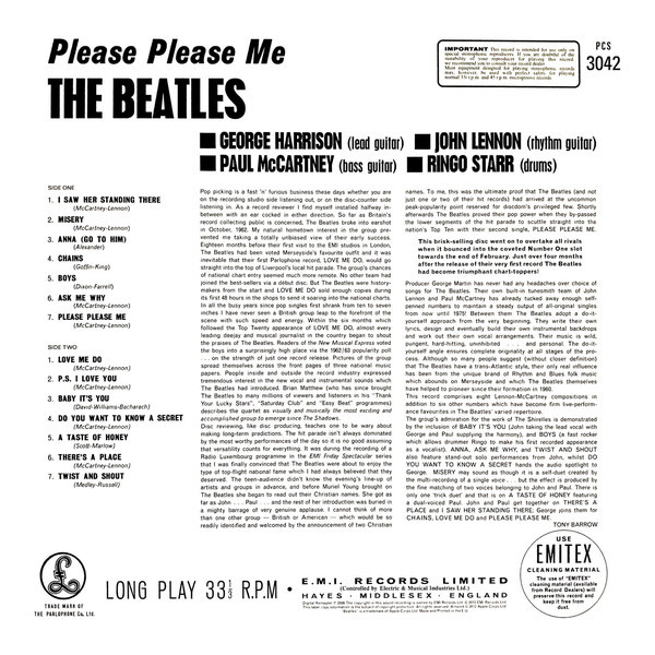 Beatles The: PLEASE PLEASE ME - LP