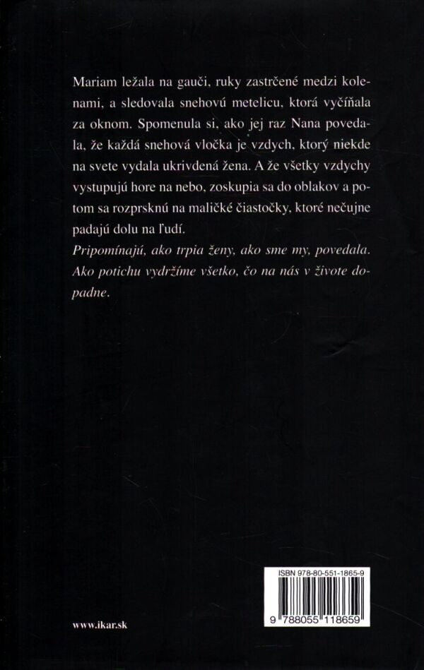Khaled Hosseini: TISÍC ŽIARIVÝCH SĹNK
