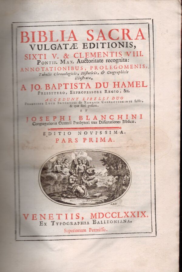 BIBLIA SACRA VULGATAE EDITIONIS