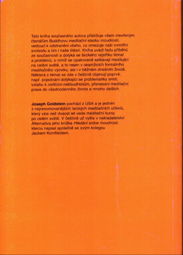 Joseph Goldstein: MEDITACE VHLEDU - CESTA MOUDROSTI A SVOBODY