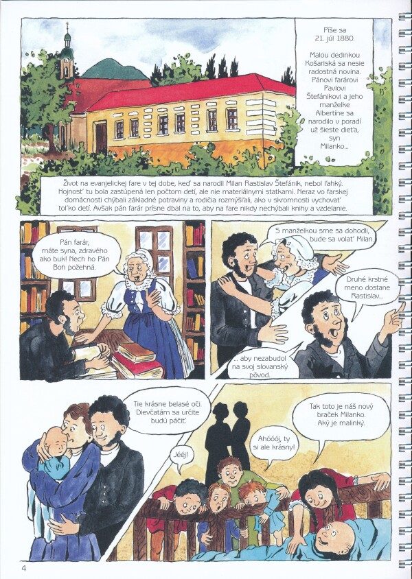 Lenka Mlčúchová: MILAN RASTISLAV ŠTEFÁNIK (KOMIKS)