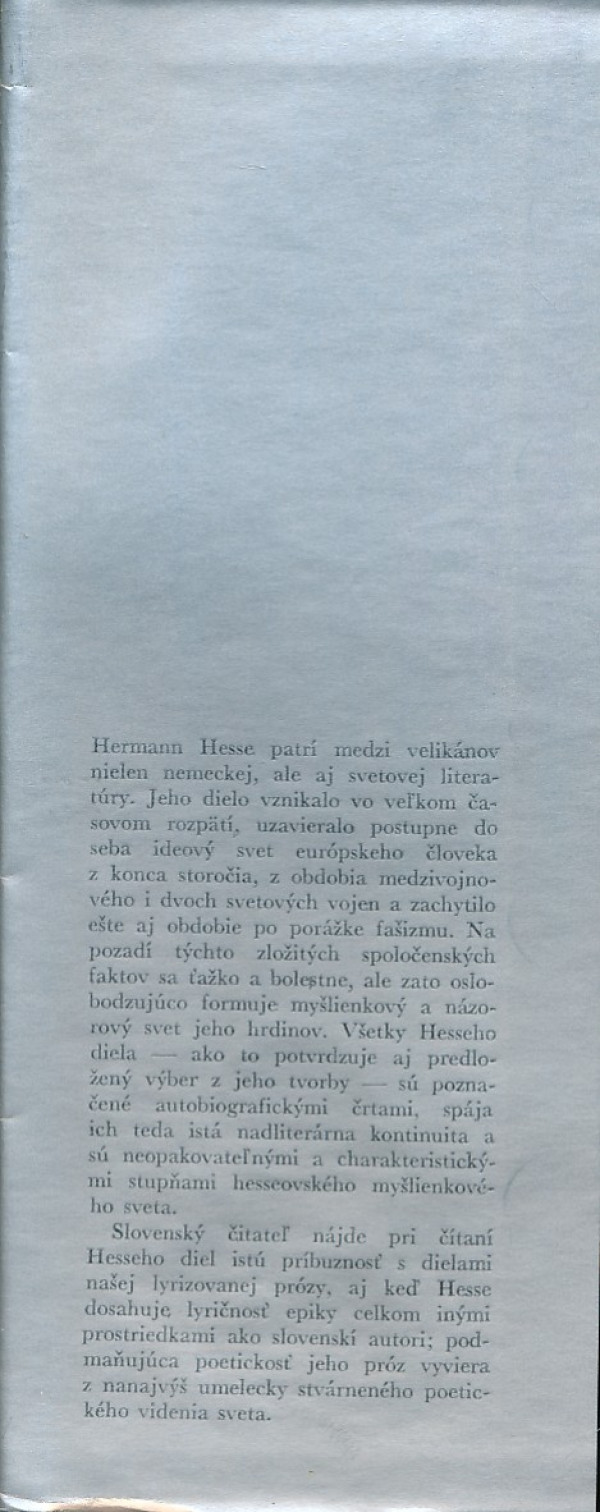 Hermann Hesse: STUPNE