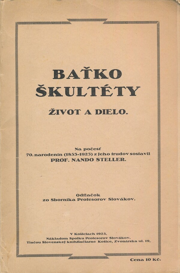 Nando Steller: BAŤKO ŠKULTÉTY