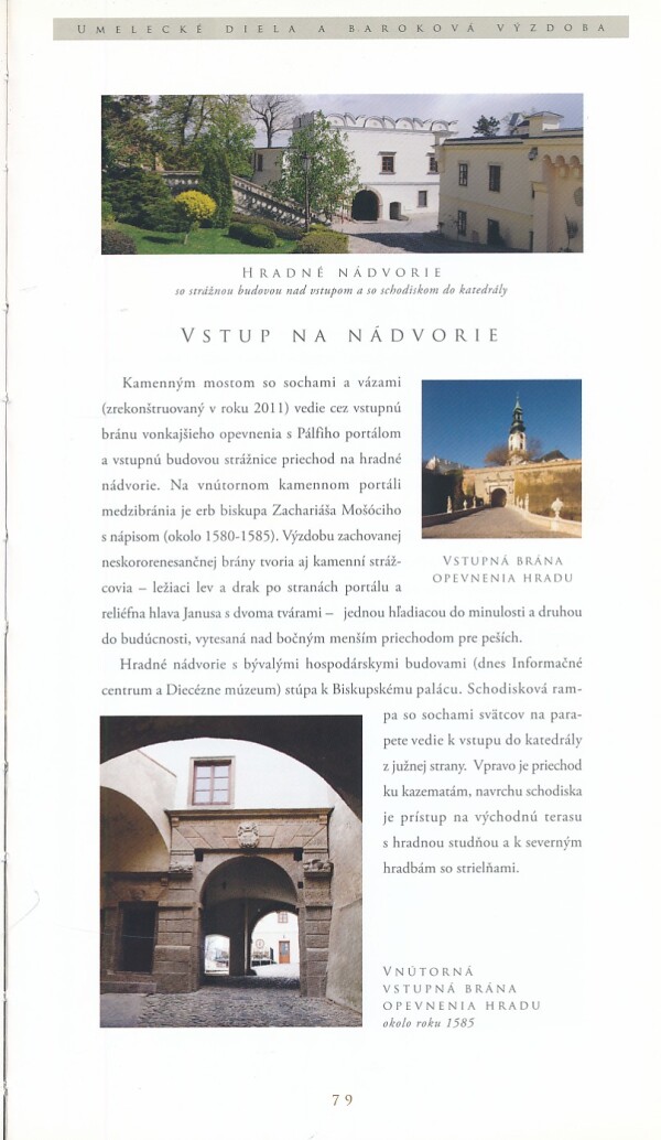 Viliam JUdák: NITRIANSKY HRAD A KATEDRÁLNY CHRÁM - BAZILIKA SV. EMERÁMA
