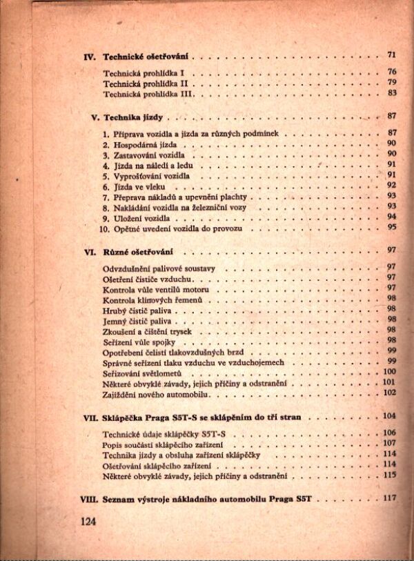 NÁKLADNÍ AUTOMOBIL NOSNOSTI 5 TUN PRAGA S5T