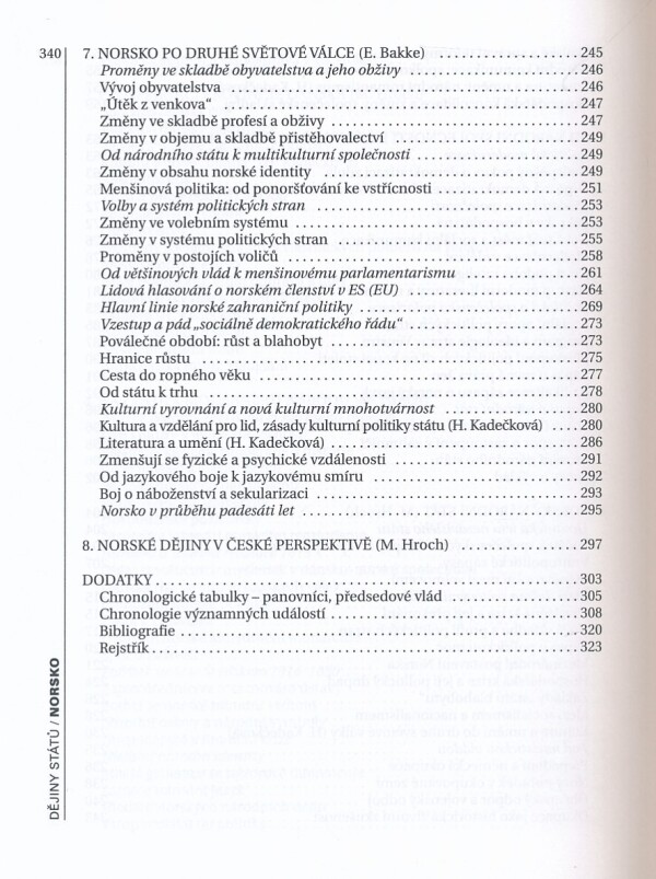 Miroslav Hroch, Helena Kadečková, Elisabeth Bakke: DĚJINY NORSKA