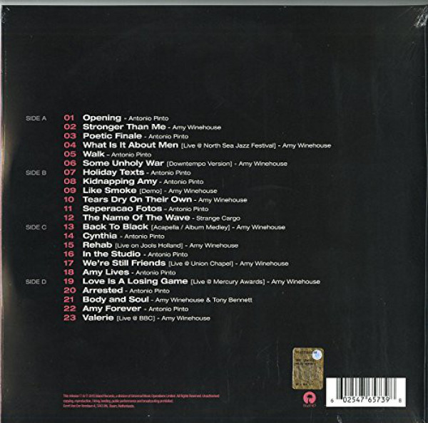 Amy Winehouse, Antonio Pinto: AMY - THE ORIGINAL SOUNDTRACK - 2 LP