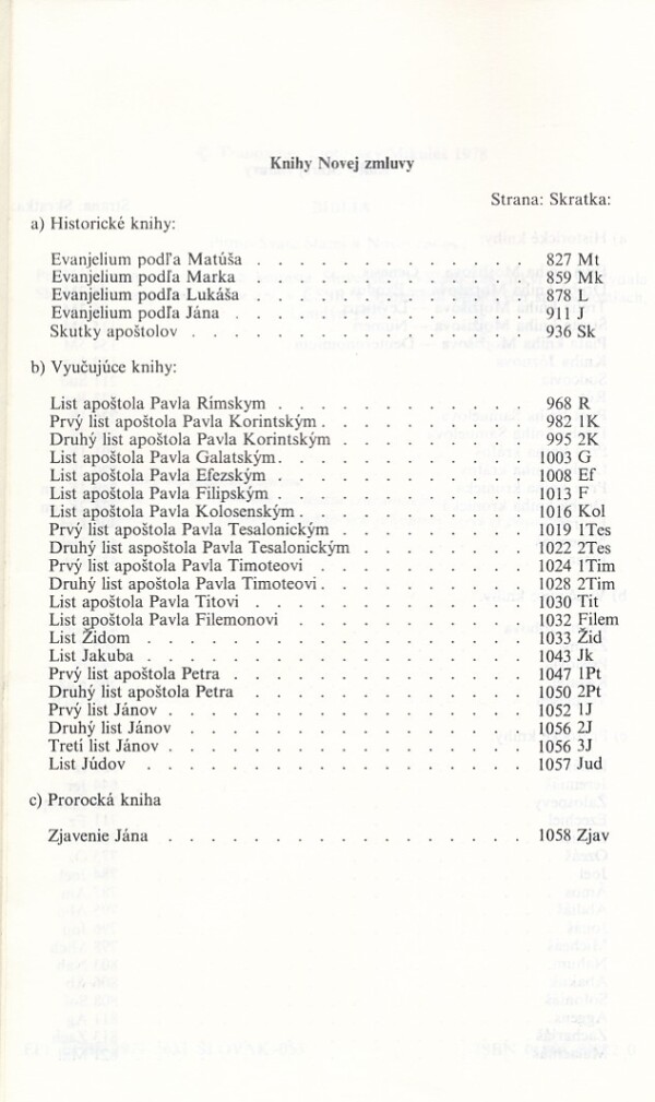 BIBLIA - PÍSMO SVÄTÉ STAREJ A NOVEJ ZMLUVY