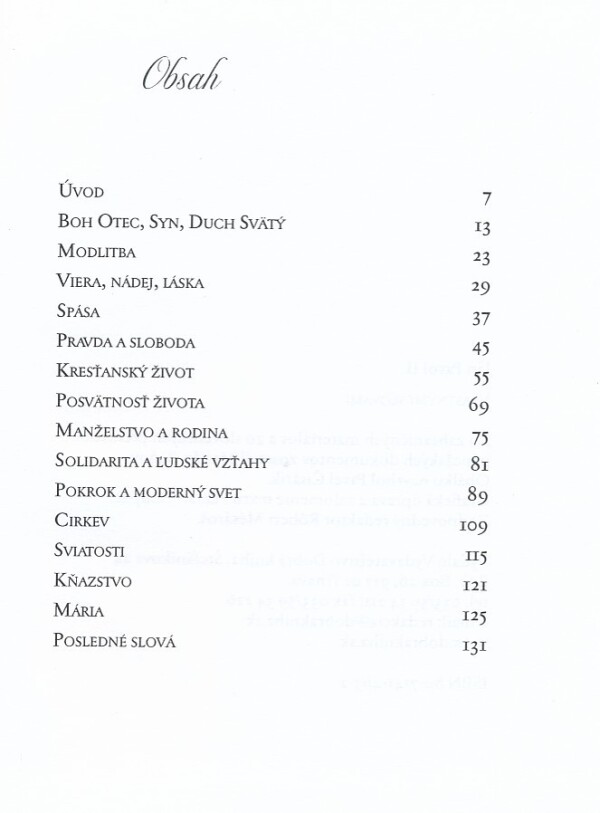 Pavol II. Ján: VLASTNÝMI SLOVAMI