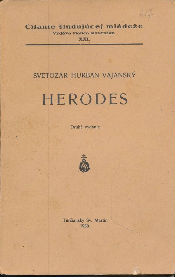 Svetozár Hurban Vajanský: HERODES