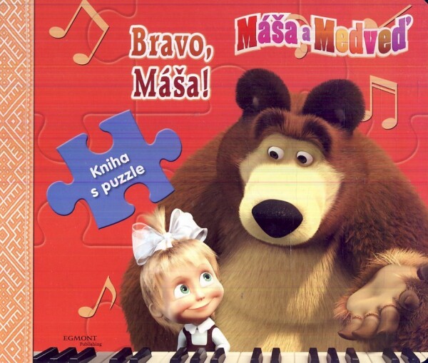 MÁŠA A MEDVEĎ - BRAVO, MÁŠA! - KNIHA S PUZZLE