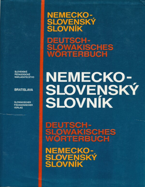 M. Čierna, E. Géze, M. Juríková, E. Menke: NEMECKO-SLOVENSKÝ SLOVNÍK. DEUTSCH-SLOWAKISCHES WÖRTERBUCH