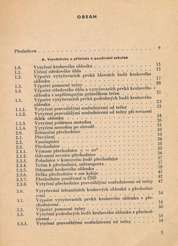 Ferdinand Klimeš, František Loskot: Vytyčovací tabulky pro šedesátinné dělení kruhu