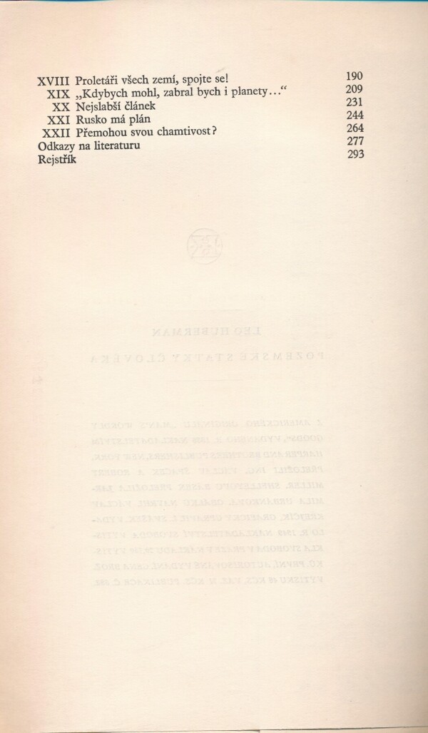 Leo Huberman: POZEMSKÉ STATKY ČLOVĚKA