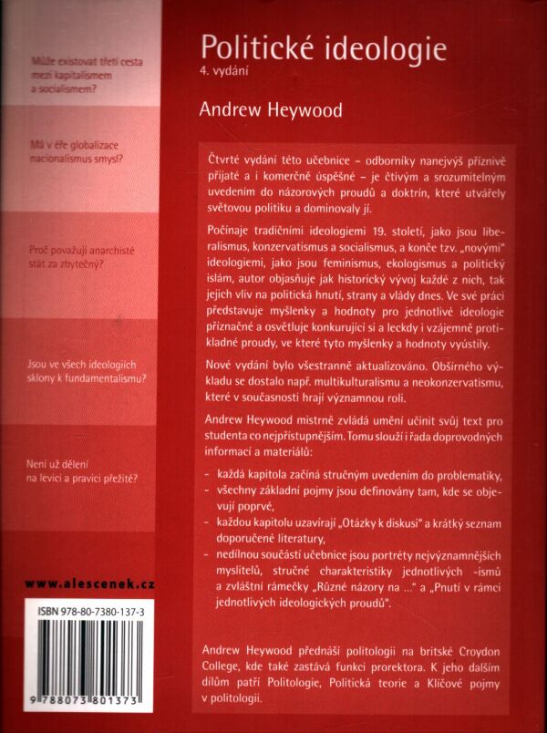 Andrew Heywood: POLITICKÉ IDEOLOGIE