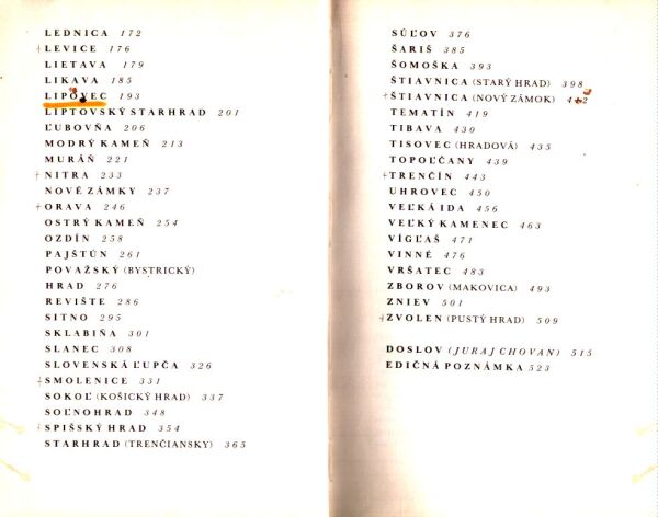 Ľudovít Janota: SLOVENSKÉ HRADY